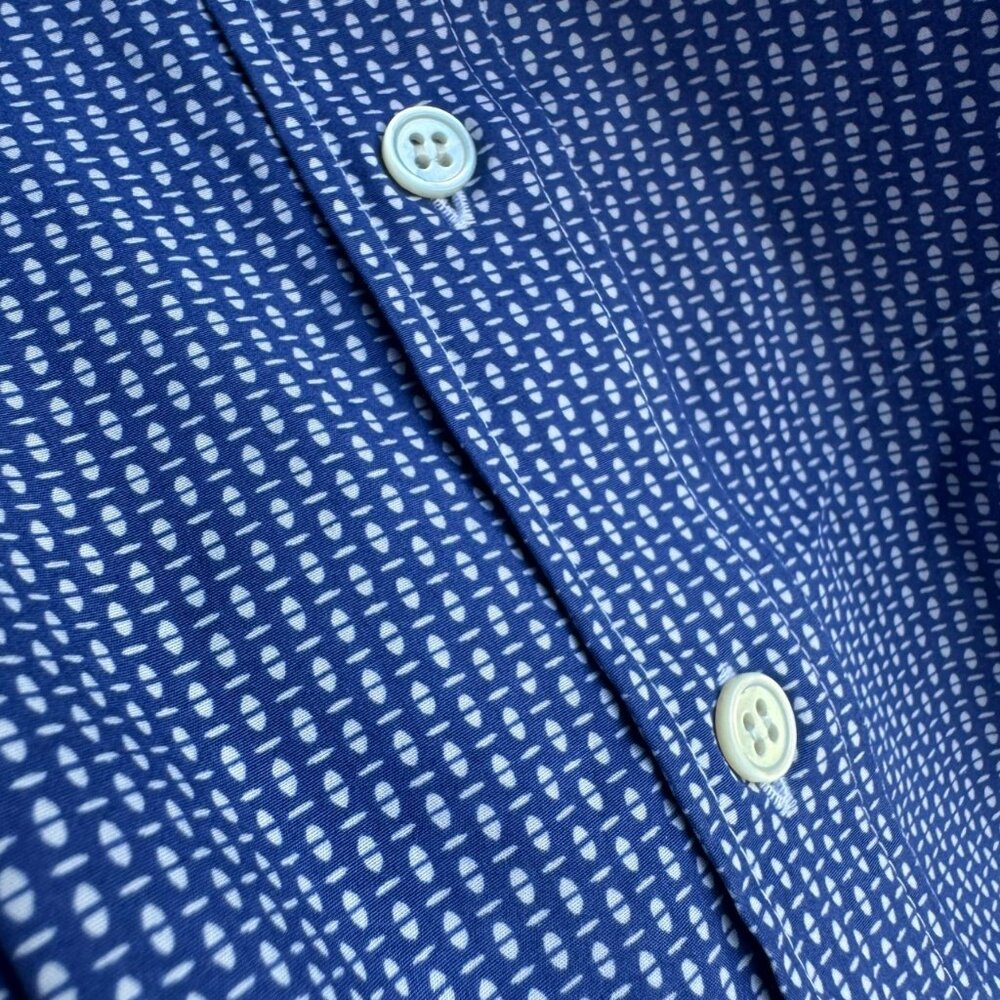 Talbots Vintage Long Sleeve Button Front Collared Stretch Shirt Women's Size 8 - Picture 8 of 9